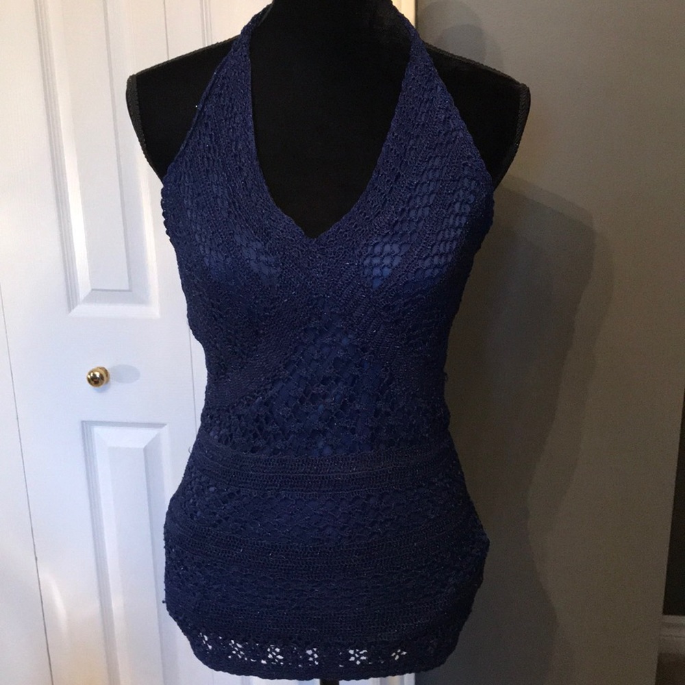 Rickis lace halter style tank